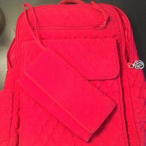 Matching Vera Bradley bag and wallet